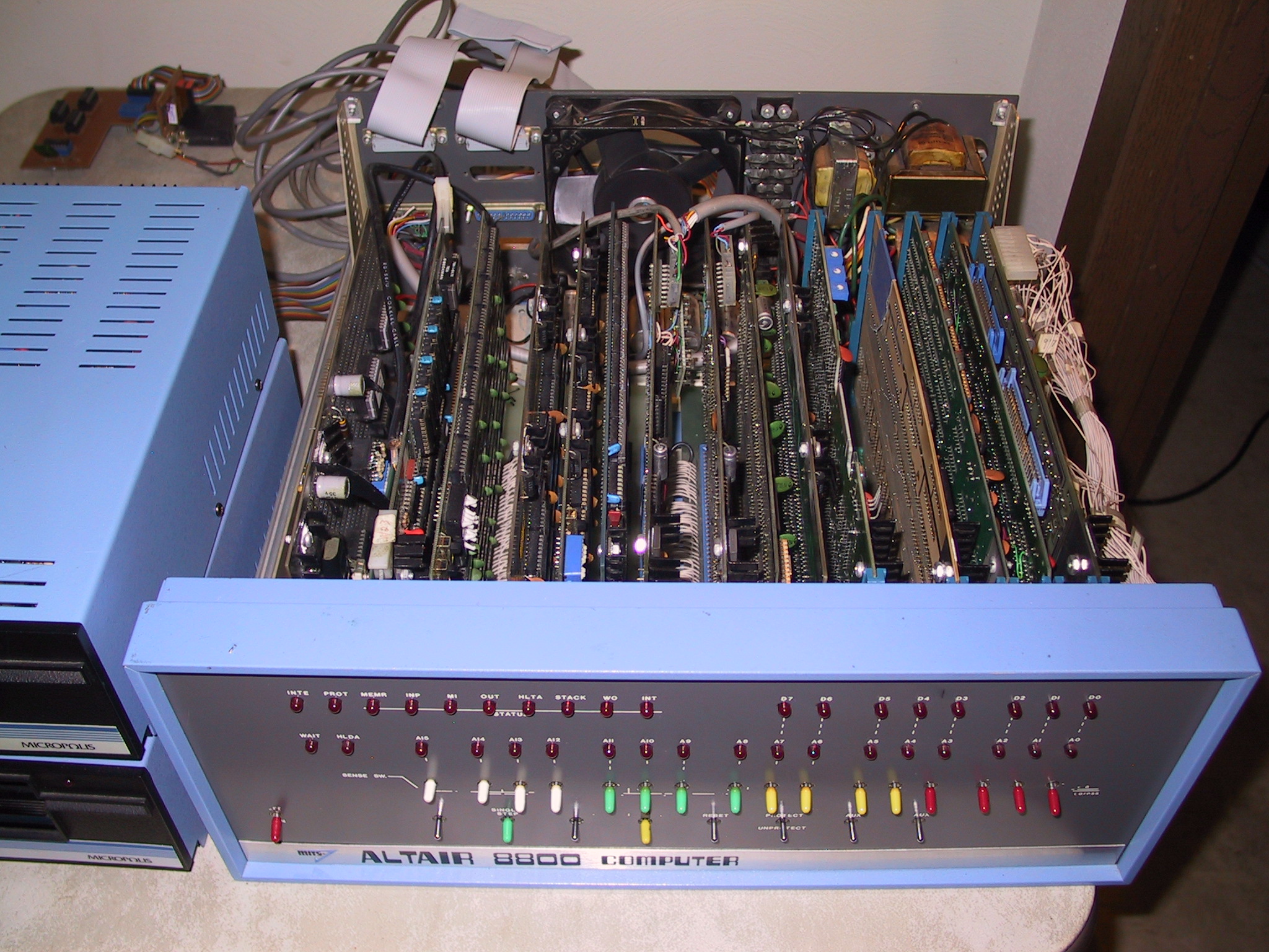Altair 8080 and Micropolis Floppy Drives