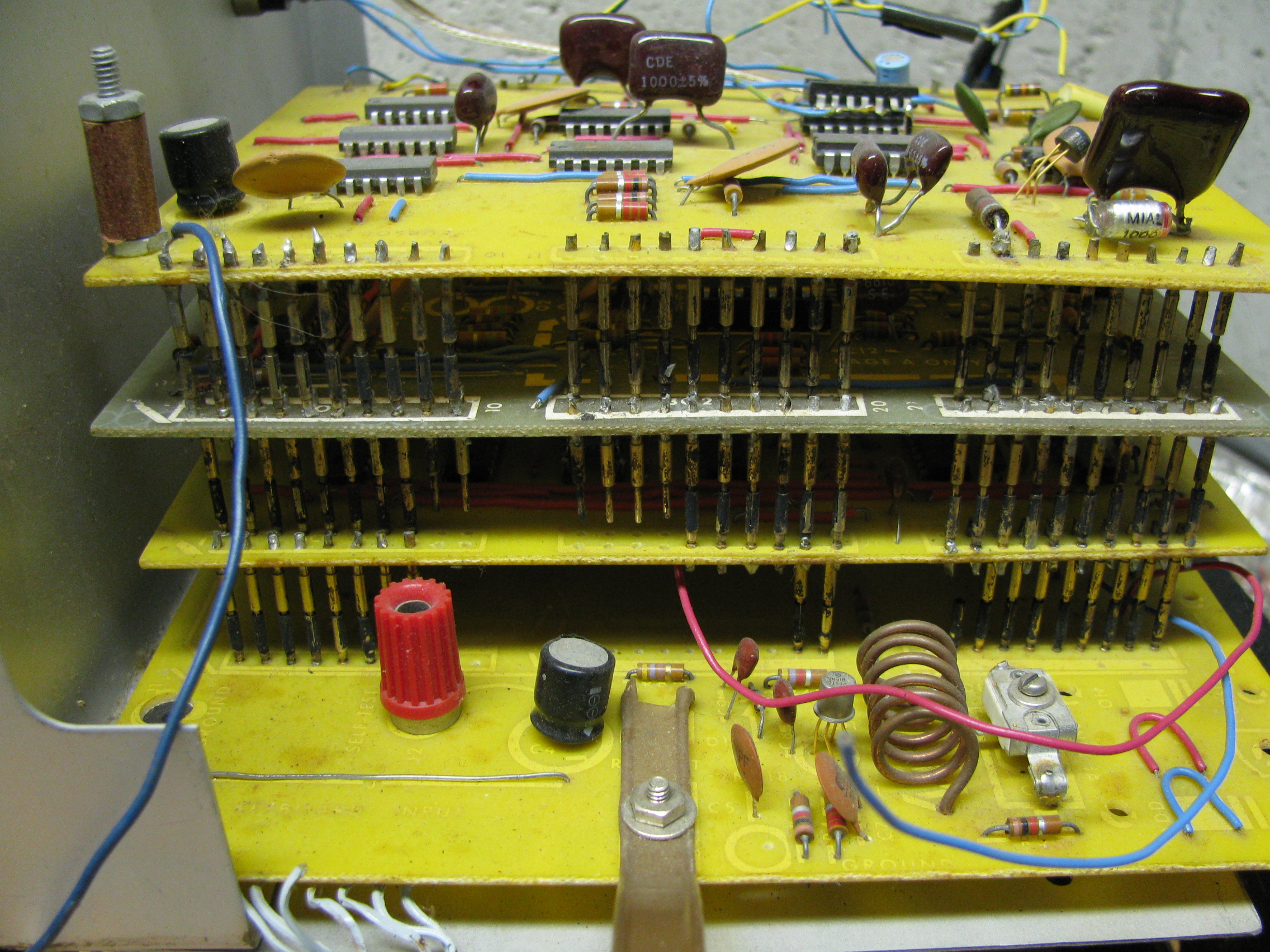 TV Typewriter Before Restoration Showing Connector Pins