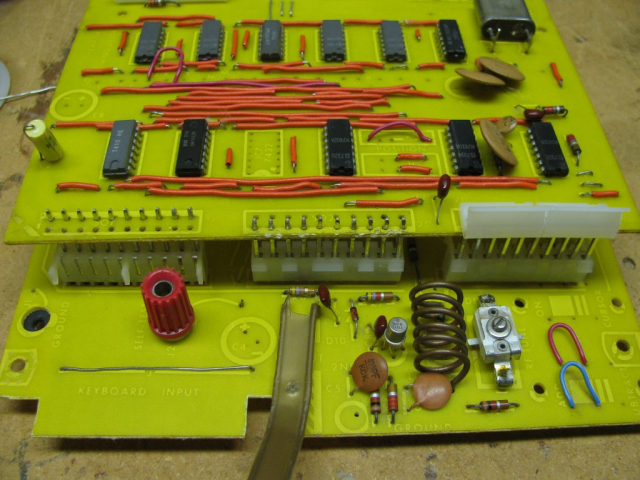 TV Typewriter Motherboard During Restoration