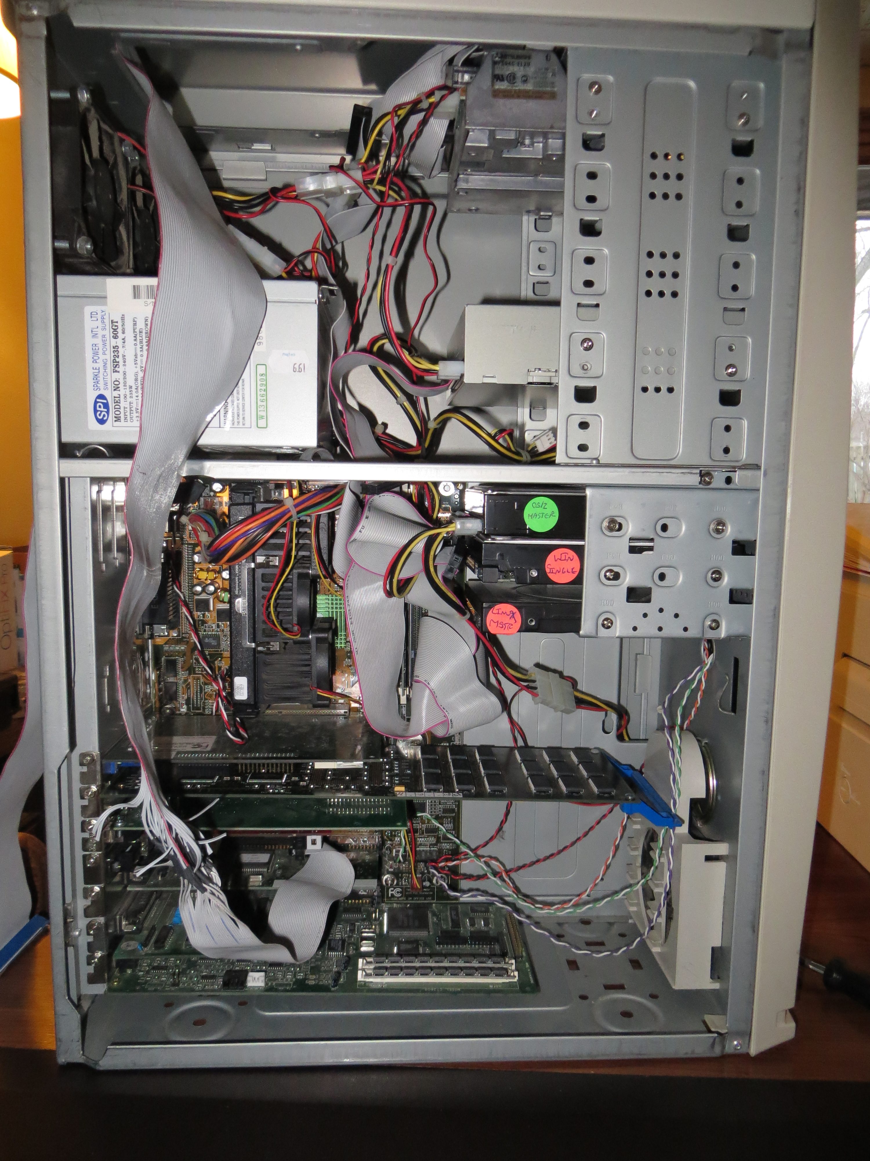 IBM P/390E Card Installed in Pentium II PC
