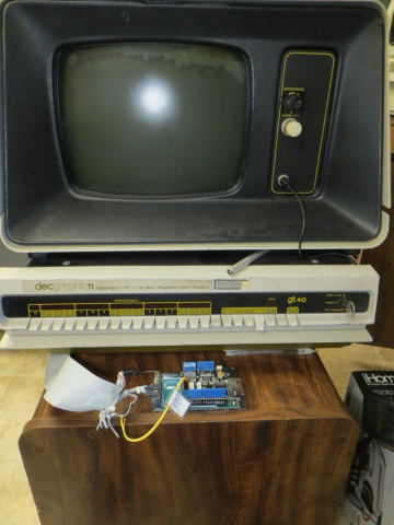 PC11R Paper Tape Reader Emulator With GT40