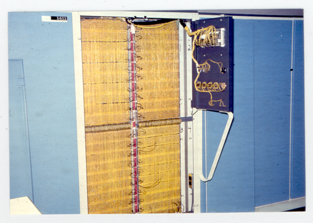 IBM 1410 - 1411 CPU Frame showing SMS Wiring