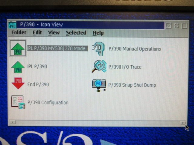 AMD 1.33 Ghz Athlon PC Close-up of P/390 Folder