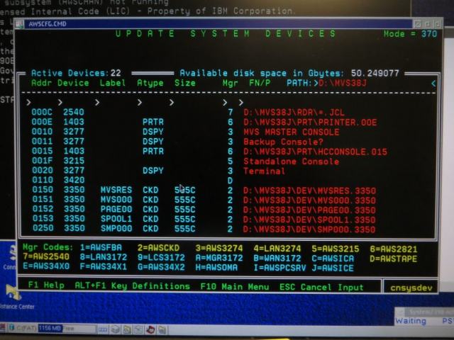 AMD 1.33 GHz Athlon PC P/390E Device Map (Partial)