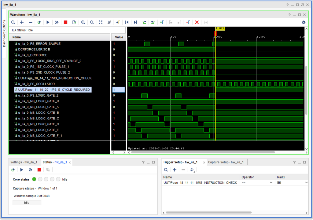 E Cycle Required Request with a Race Condition