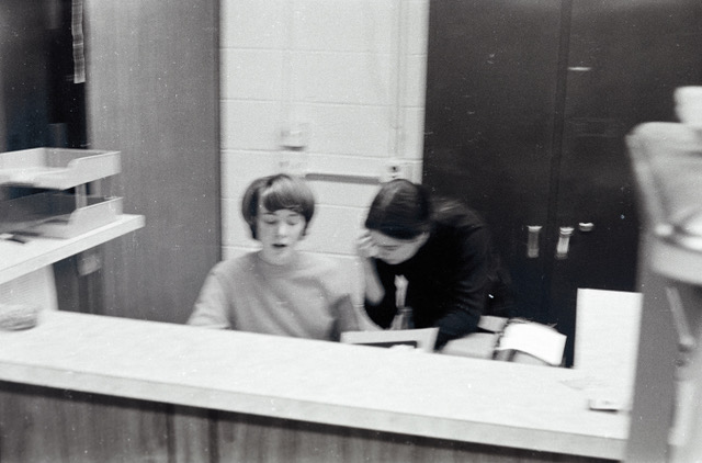 Mary (Sphar) Onsager and Rose Katz at B5 Commerce