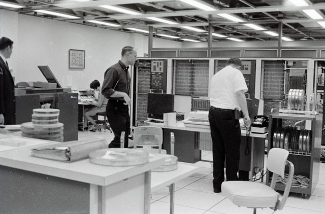 Part of the IBM 1410 at the UW A. W. Peterson Building